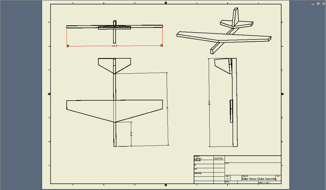 Balsa Wood Glider Design Barrios Engineering Portfolio